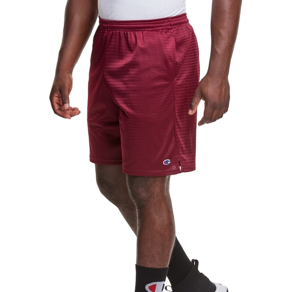 Champion Mesh Men's Shorts in Maroon Red - Picture 3 of 12
